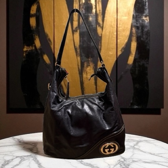 Gucci Britt Leather Hobo Bag - Picture 15 of 16